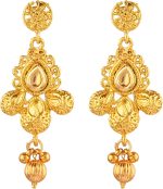 Efulgenz Indian Bollywood Traditional Crystal Pearl Wedding Choker Necklace Earrings Maang Tikka Jewelry Set - Image 8